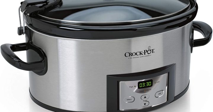 Crock-Pot® Stainless Steel Countdown Programmable Slow Cooker