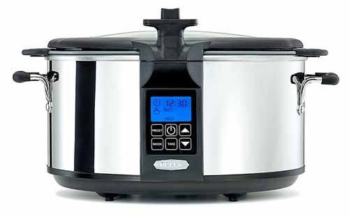 Crock-Pot® Stainless Steel Countdown Programmable Slow Cooker