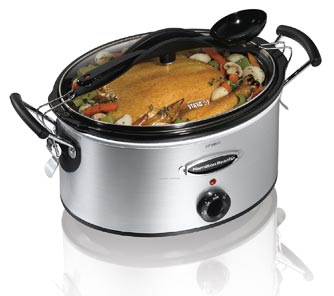 Breville BSC560XL 7-Qt. Slow Cooker with EasySear Insert, Stainless-Steel 