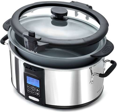 Bella 14124 6.5 Qt. Portable Slow Cooker with Aluminum Pot - Macy's